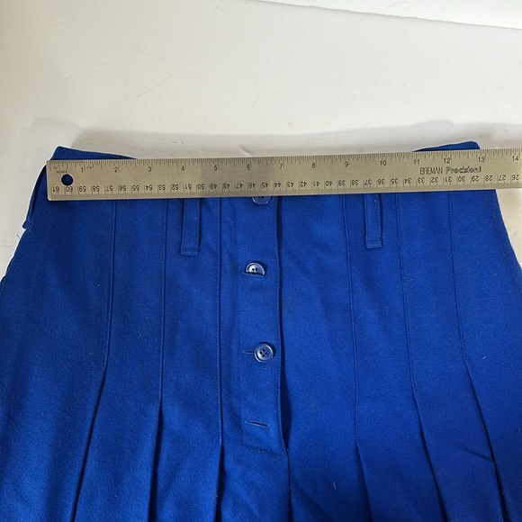 Daniel Hechter Paris Wool Pleats wide legs pants Size 8 - Picture 8 of 17